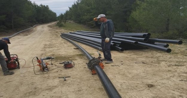 Çardak Taşağıl Sulama Suyu Projesi hızla devam ediyor