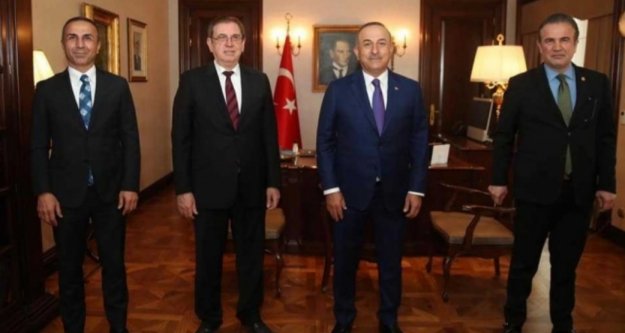 MHP'li Yıldız, Bakan Çavuşoğlu ile buluştu