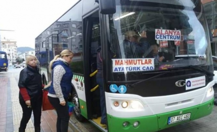 Alanya'da halk otobüslerine kapanma ayarı