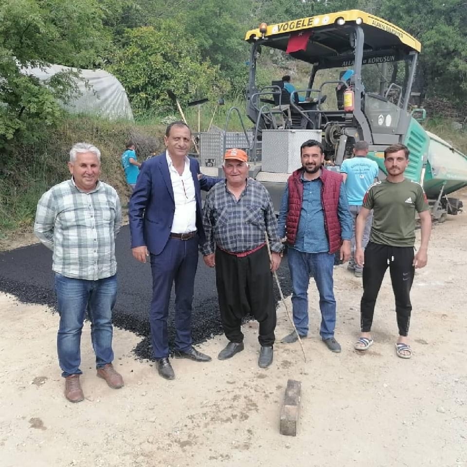 Alanya’da 30 yıl sonra asfalt sevinci