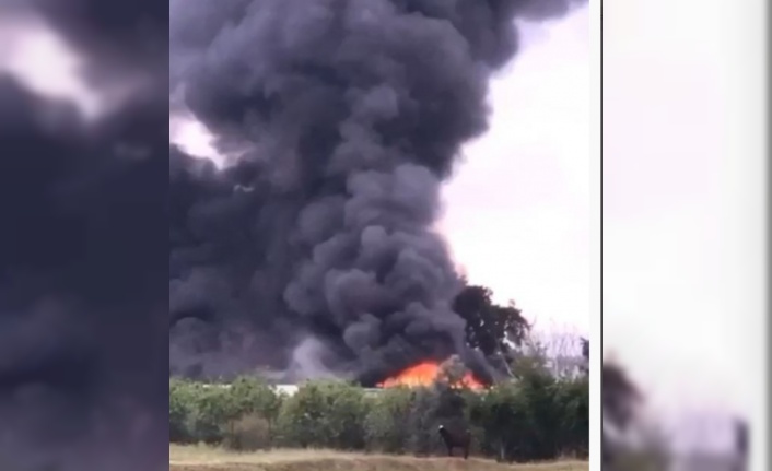Korkutan yangın! Duman gökyüzünü kapladı