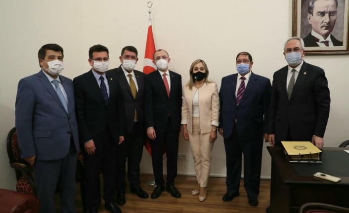 AESOB Başkanı Dere, Ankara'da esnafın taleplerini görüştü