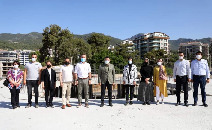 Alanya Belediyesi kreş ve bakım evi hızla yükseliyor