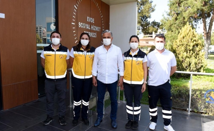 Evde Sosyal Hizmet Merkezi görev başında