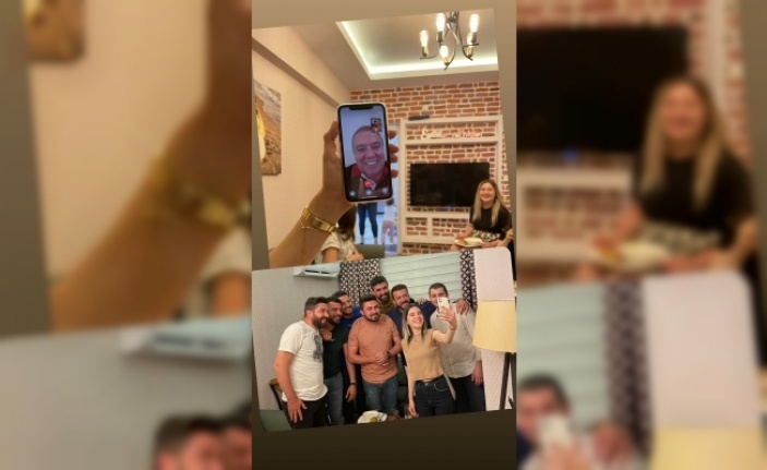 Yılmaz ve ekibi Başkan Böcek'le görüntülü görüştü