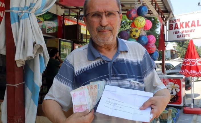 8 yıl aradan sonra gelen helallikle marketçi şoke oldu