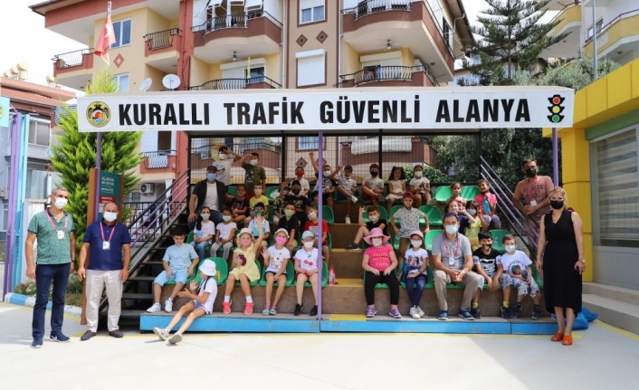 Alanya’da Trafik Eğitim Parkı eğitimleri yeniden başladı