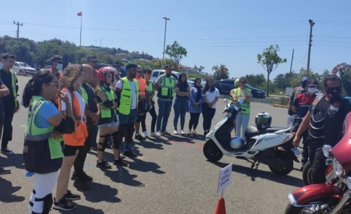 Türkiye’de ilk “Motosiklet Güvenli Sürüş Eğitimi” projesi Alanya’da başladı
