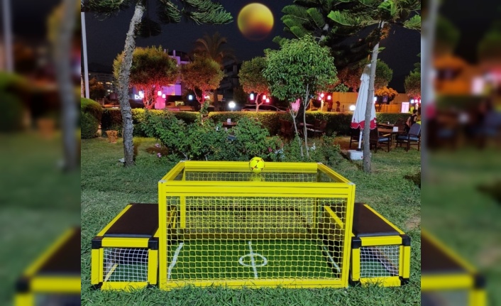Alanya'da ilk masa futbolu Oba Çay Bahçesi'nde