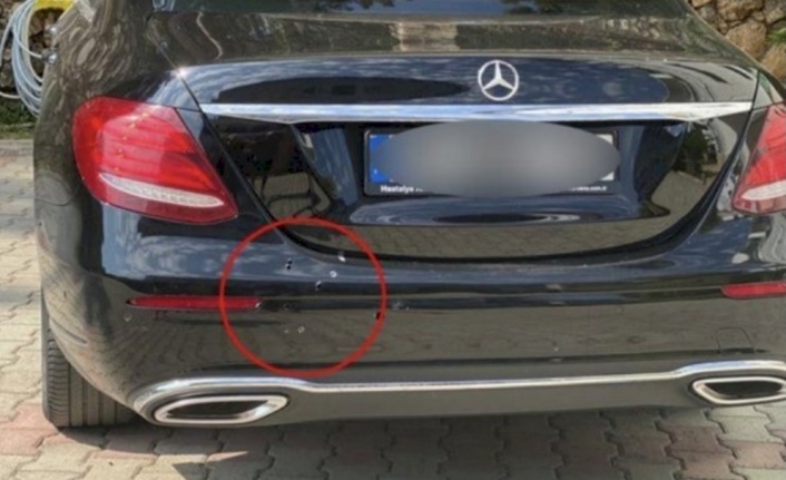 Alanya'da lüks aracı kurşun yağmuruna tuttular