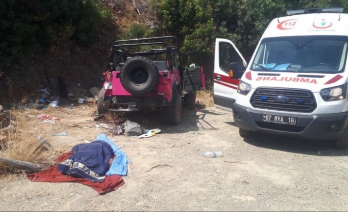 Alanya'da safari aracı devrildi: 1 ölü, 9 yaralı var