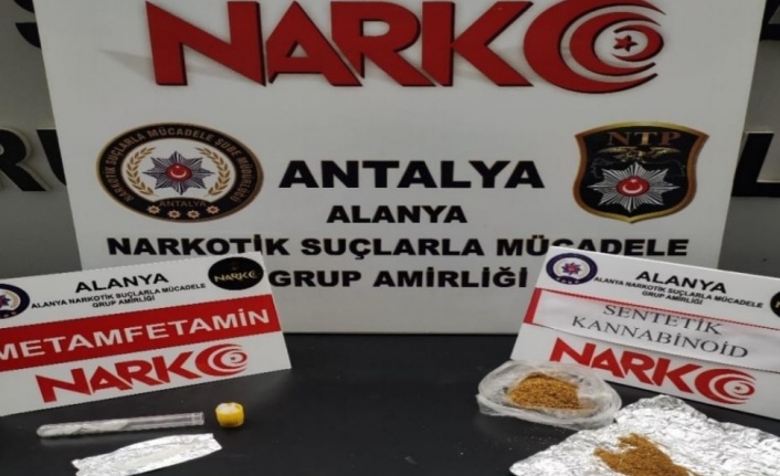 Alanya'da uyuşturucu operasyonu: 2 gözaltı