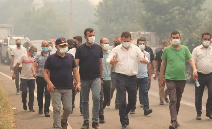 Alanya'daki 3 ayrı yangından biri kontrol altında: 100 ev kül oldu