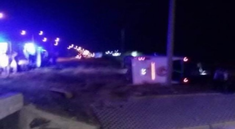 Alanyalı asker yolcuların  bulunduğu otobüs kaza yaptı