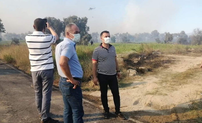 Başkan Yücel komşunun yardımına koştu