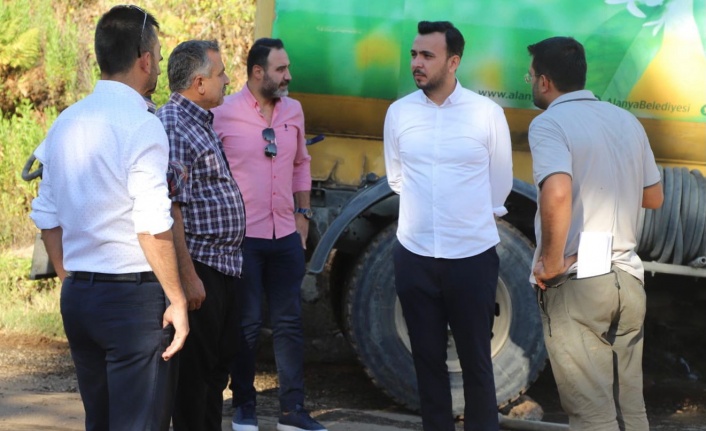 Toklu'dan yangın ekiplerine moral ziyareti