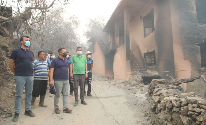 Yangın Alanya'nın o mahallesini yok etti