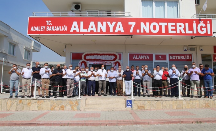 Alanya'da 7.Noter dualarla açıldı
