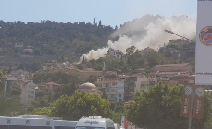 Alanya'da biri orman 2 ayrı yerde çıkan yangın söndürüldü