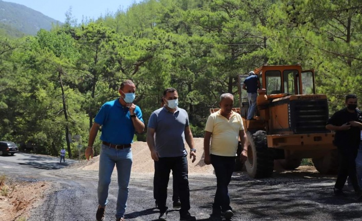 Alanya'nın doğu bölgesinde 110 km'lik asfalt atağı