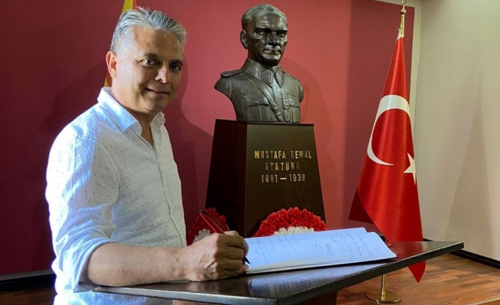 Başkan Uysal Kuzey Makedonya'da Manastır Askeri İdadisi’ni ziyaret etti