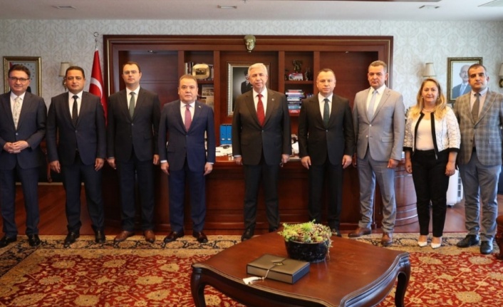 Böcek Ankara'da THK işbirliği ön protokol toplantısına katıldı