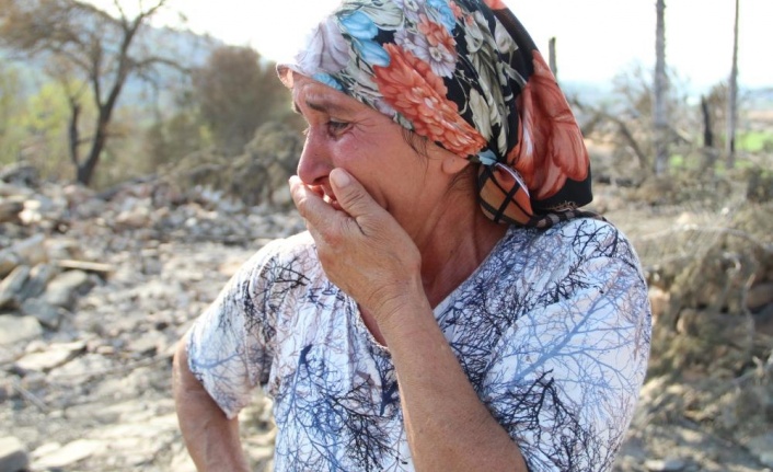 Yangınla boğuşan kardeşine yardıma gitti, döndüğünde evi ve koyunlarını yanmış halde buldu