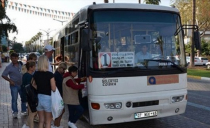 Alanya'da halk otobüs saatlerine kış güncellemesi