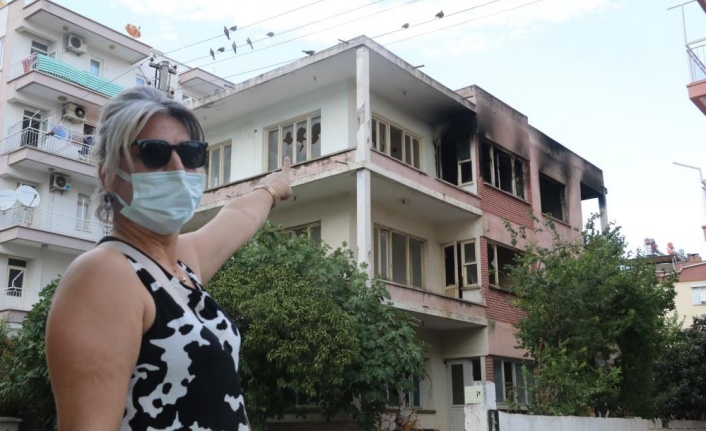 Alev alev yanan ‘bimekan rezidans’, mahalleliyi çileden çıkardı