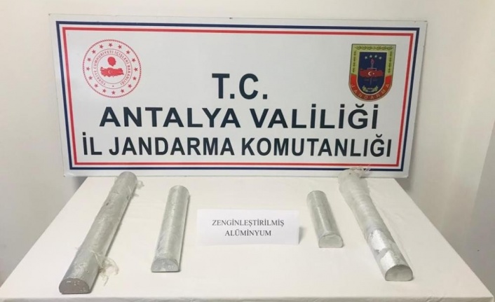 Jandarmadan zenginleştirilmiş saf alüminyum operasyonu