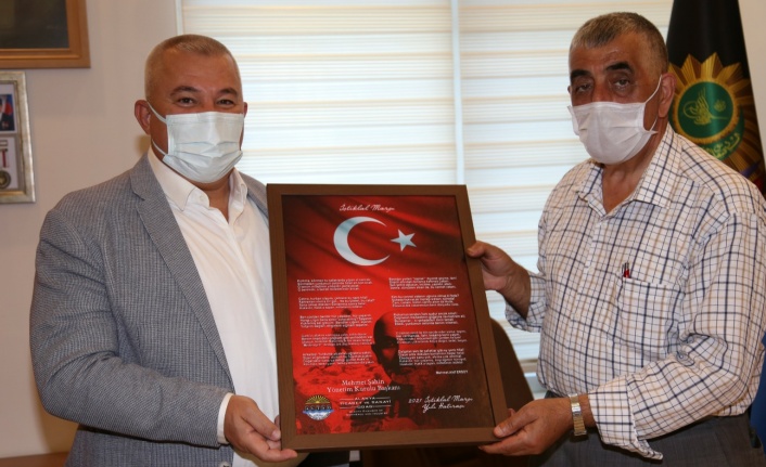 Şahin'den gazilere anlamlı ziyaret