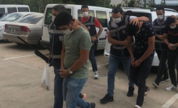 Silahlı driftli magandalar yakalandı