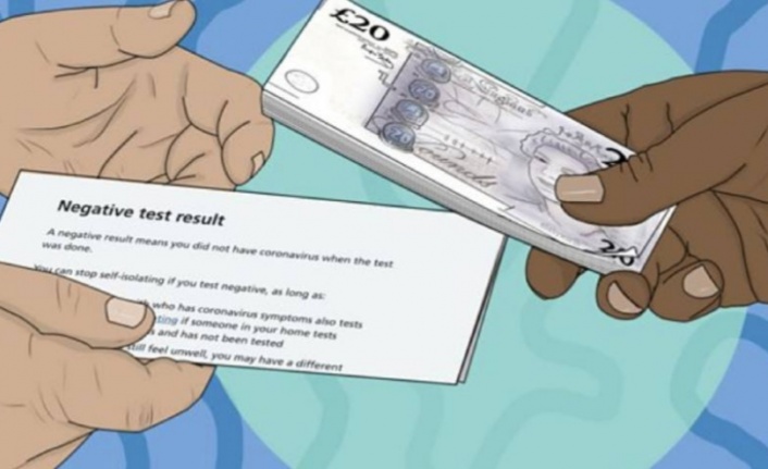 Turistlere Türkiye'den dönüşte 25 Euro'ya sahte PCR testi