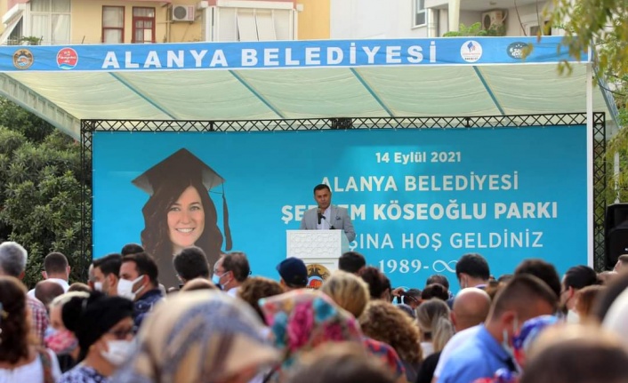 Türkiye'ye örnek olan 'Maskeli Şebnem'in parkı açıldı