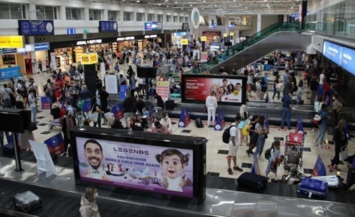 17 günde 1 Milyon turist geldi