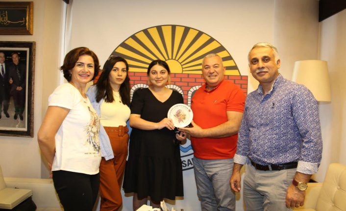 Alanya Azerbaycanlılar Derneği'nden Başkan Şahin'e ziyaret