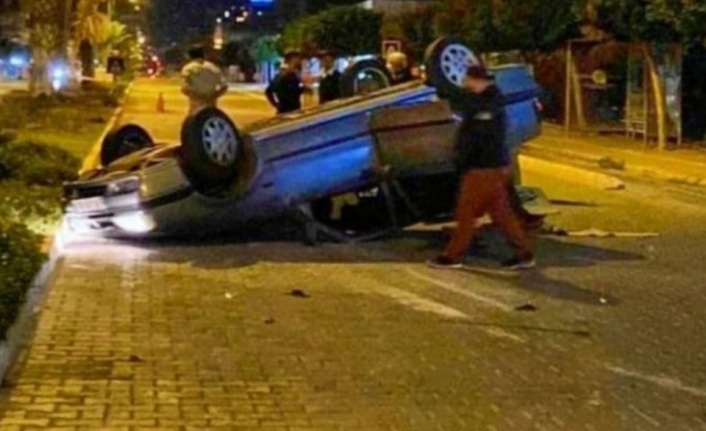 Alanya'da korkutan kaza