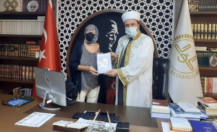 Alanya'da yerleşik yaşayan Alman müslüman oldu