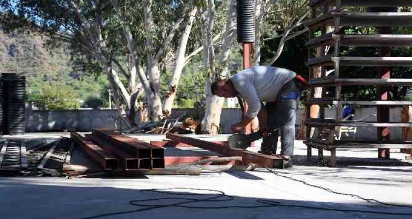 Beton fabrikasının yapımında sona gelindi