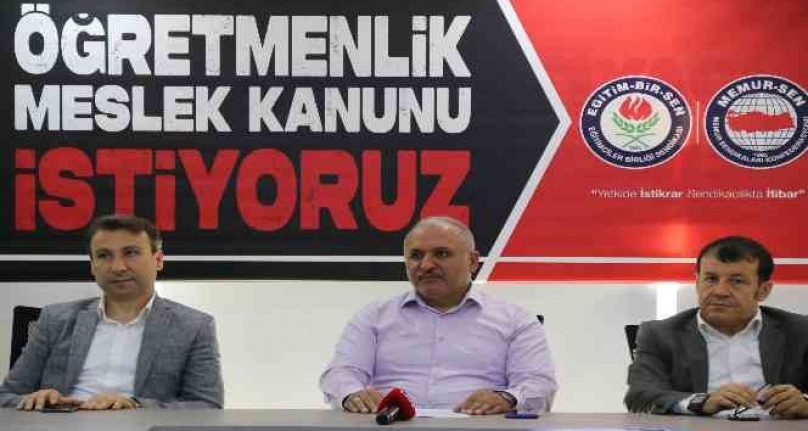 Eğitim Bir Sen Antalya Şube Başkanı Miran: “Öğretmenlik Meslek Kanunu beklentileri karşılayacak şekilde çıkarılmalıdır”