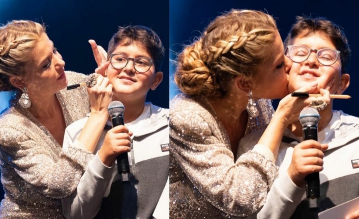 Gülben Ergen'i Alanya'da çıldırtan çocuk