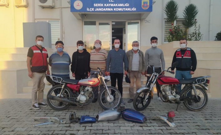 İlçe halkının kabusu olan motosiklet hırsızları JASAT'ın takibinden kaçamadı