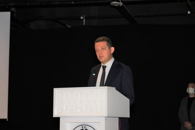 Kaymakam Ürkmezer Okul Sporları Bilgilendirme toplantısına katıldı