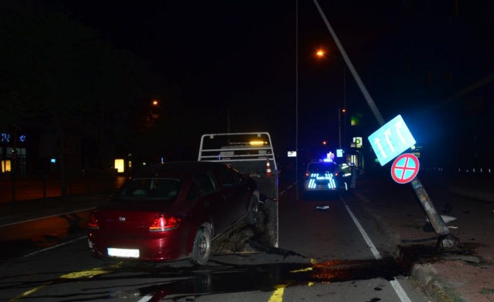 Korkutan kaza: 1 yaralı