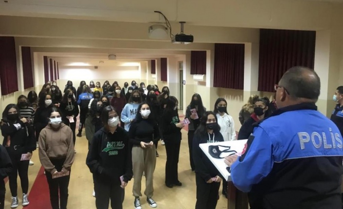 Öğrencilere, KADES, UYUMA ve HAYDİ uygulamaları anlatıldı