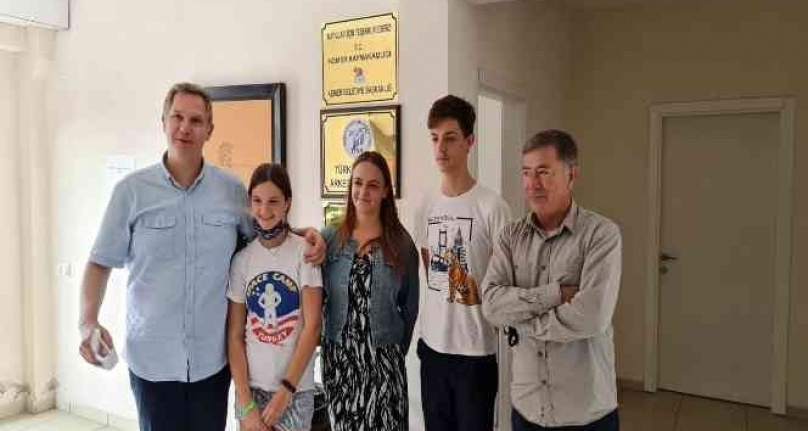 Polonya Büyükelçisi Gumieniczek, Kemer Sualtı Arkeolojisi Araştırma Merkezi'nde