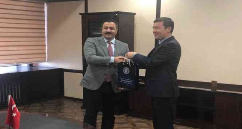 Rektör Kalan, Özbekistan Büyükelçisi Olgan Bekar ile bir araya geldi