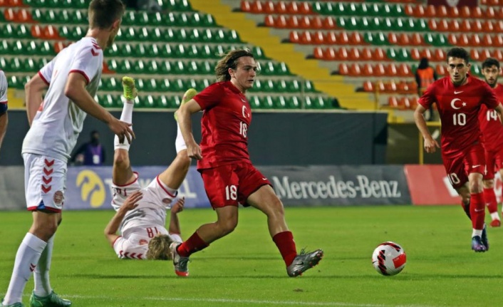 U21 Avrupa Şampiyonası Elemeleri: Türkiye: 1 - Danimarka: 2