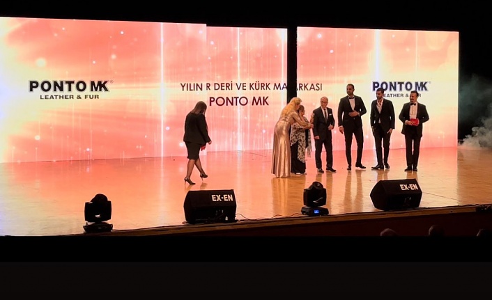 ‘Yılın Deri ve Kürk Markası’ ödülü Alanya’dan Ponto MK’ya verildi
