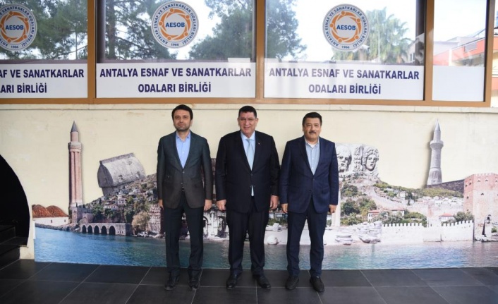 AESOB Başkanı Dere: “Esnafın yararına alınan her kararda Antalya öncülük etti”